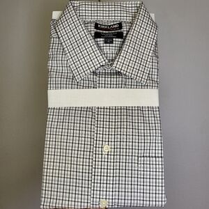 NWT Kirkland Signature Men's Plaid Long Sleve Shirt size 17